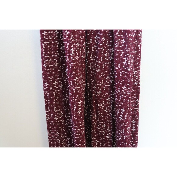 Eddie Bauer Maxi Dress Womens XS Long Red Spring‎ Print Cottagecore Prairie - Picture 3 of 9